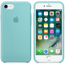  IPHONE 7  SILCONE CASE -SEA BLUE 